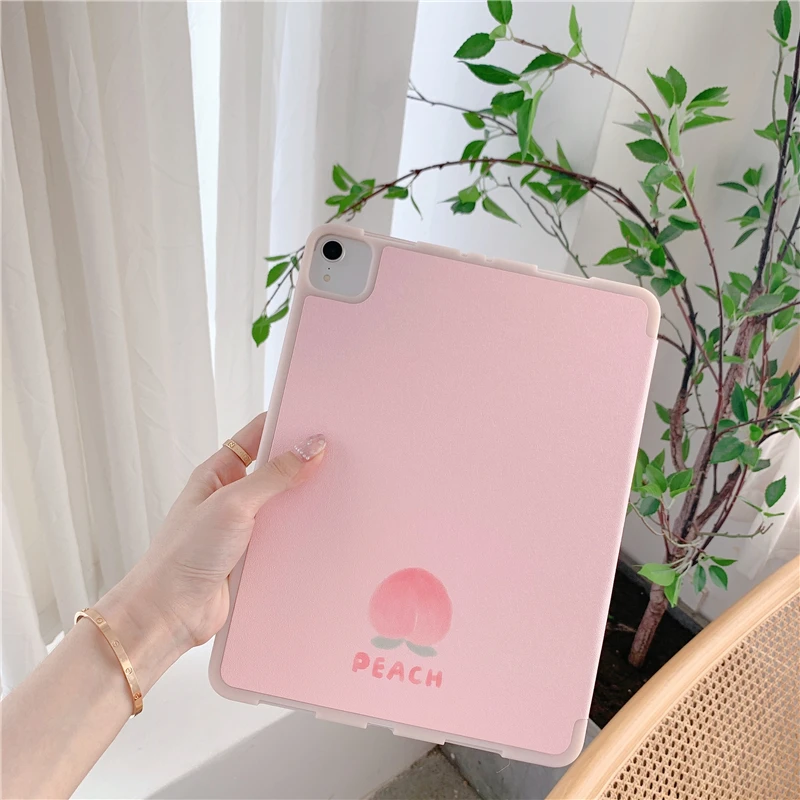 Чехол персиковый для iPad AIR 3 10 5 Pro 2020 11 дюймов чехол s 2019 2017 2018 Air2 9 7 Mini со слотом