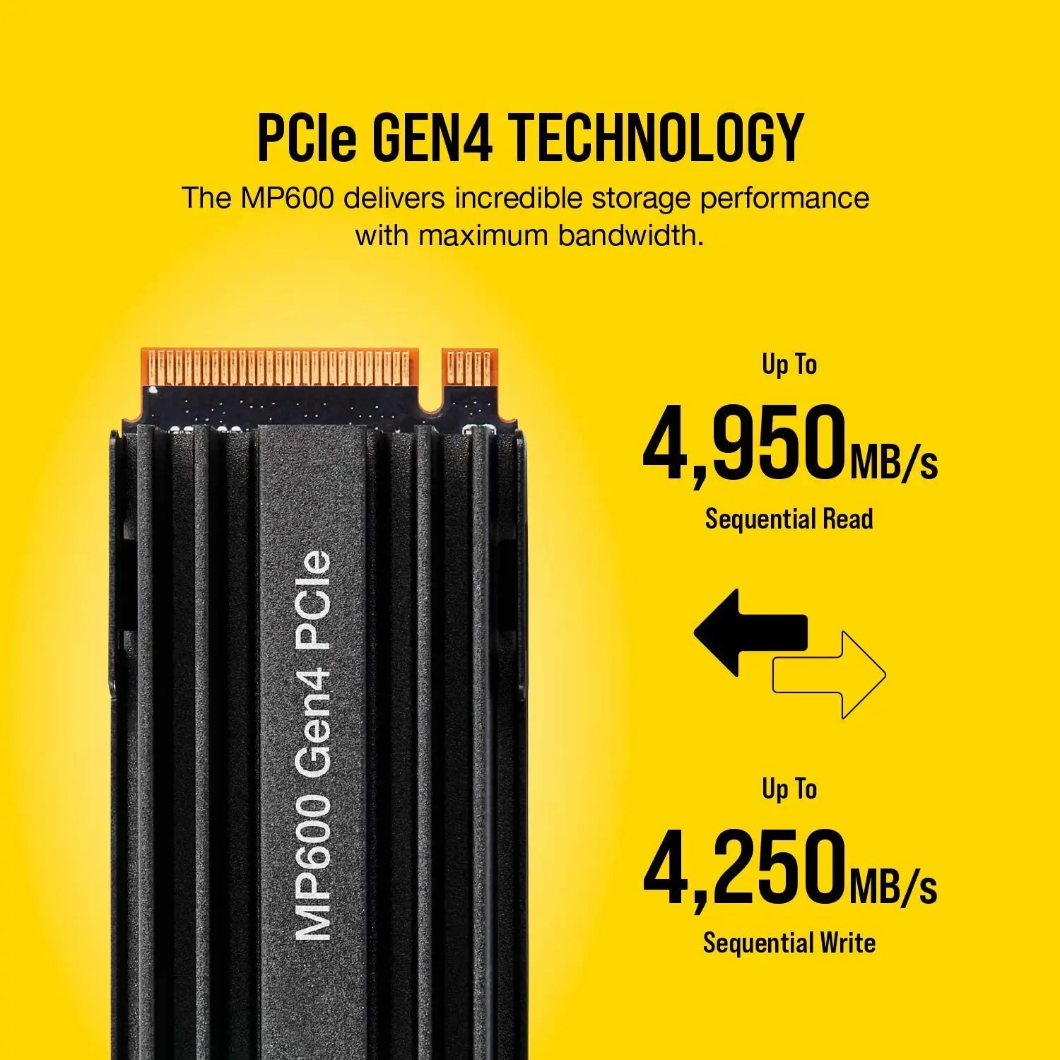 Corsair Force Series MP600 500 Гб 1 ТБ 2 Gen4 PCIe X4 NVMe M.2 SSD до 4950 МБ/с. | Компьютеры и офис