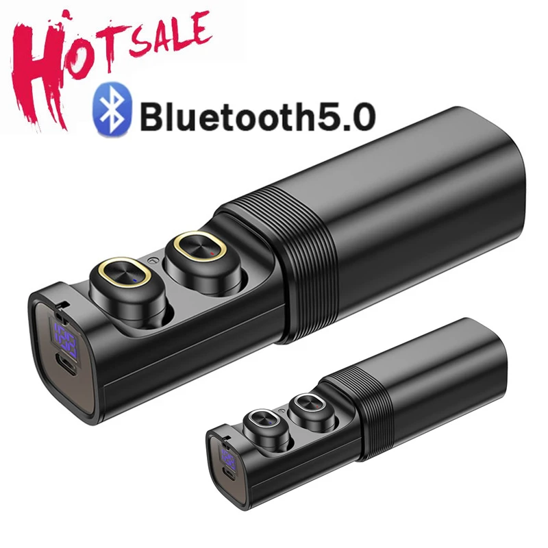 

Bluetooth-наушники TG909 с зарядным футляром и сенсорным управлением