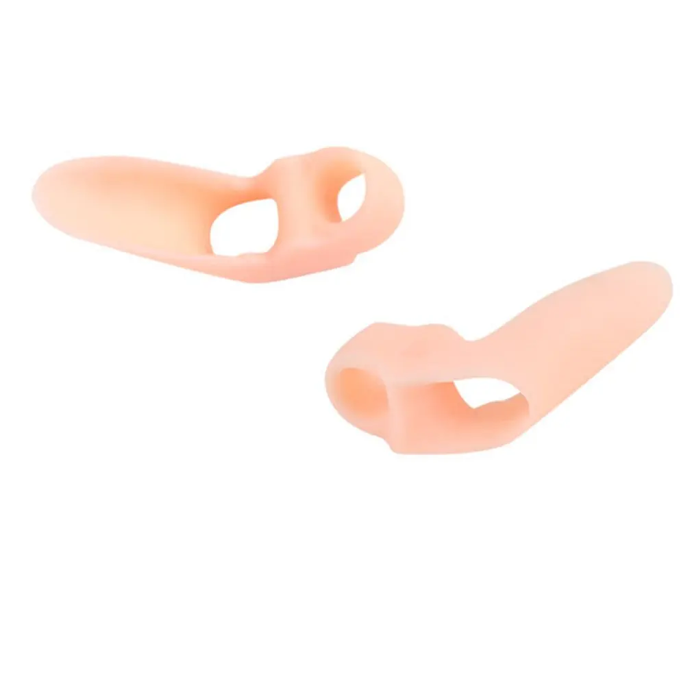 Thumb Valgus протектор стопу дуга для стопы из силиконового геля пальцы два отверстия