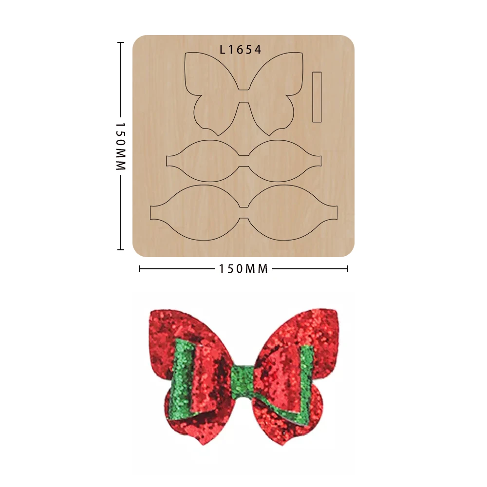 Скрапбукинг высечки милый лук DIY ручной работы Новые штампы для деревянной