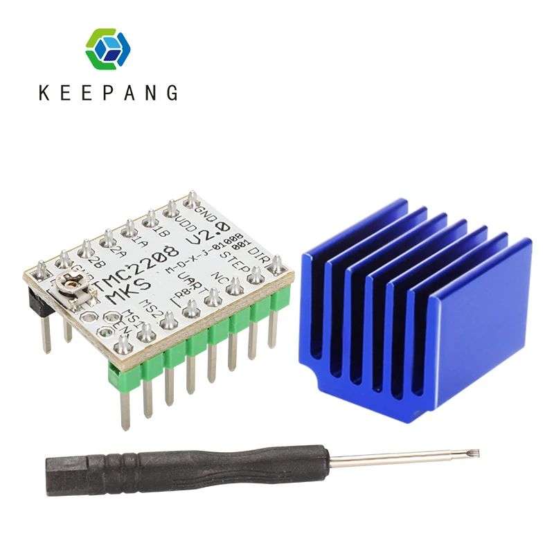 5 шт. TMC2130 V1.0 TMC2208 V1.2 шаговый двигатель StepStick Бесшумная защита для 3d принтера|Детали