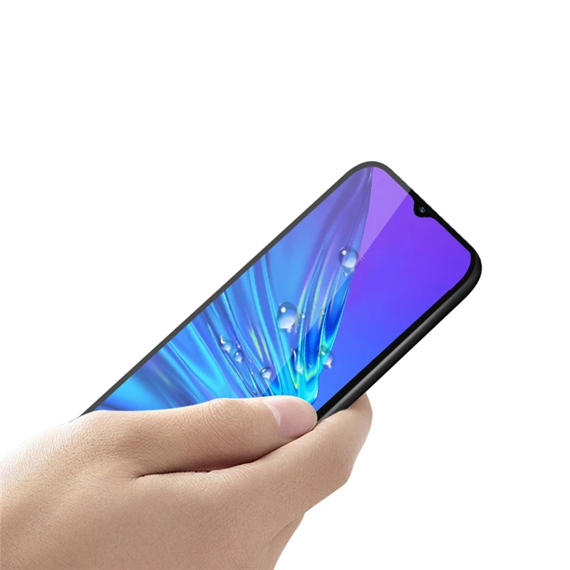 Protector de pantalla de vidrio templado para m&oacute;vil, pel&iacute;cula dura pegada 9H, para OPPO Realme 5, 2 uds.-1