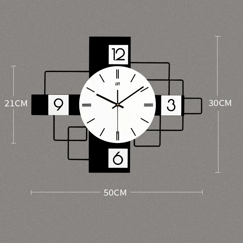 

Simple Clock Wall Clock Living Room Creative Trend Clock Art Decoration Nordic Quiet Household Watch 1701773