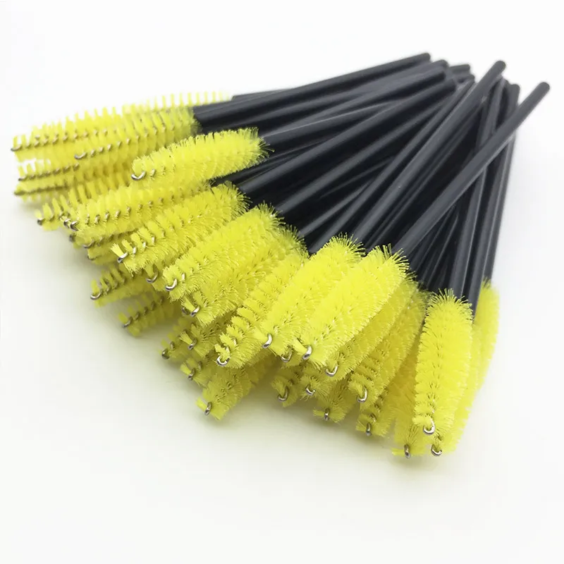 50 шт. кисти для ресниц щеточки одноразовые тушь аппликатор косметические макияжа