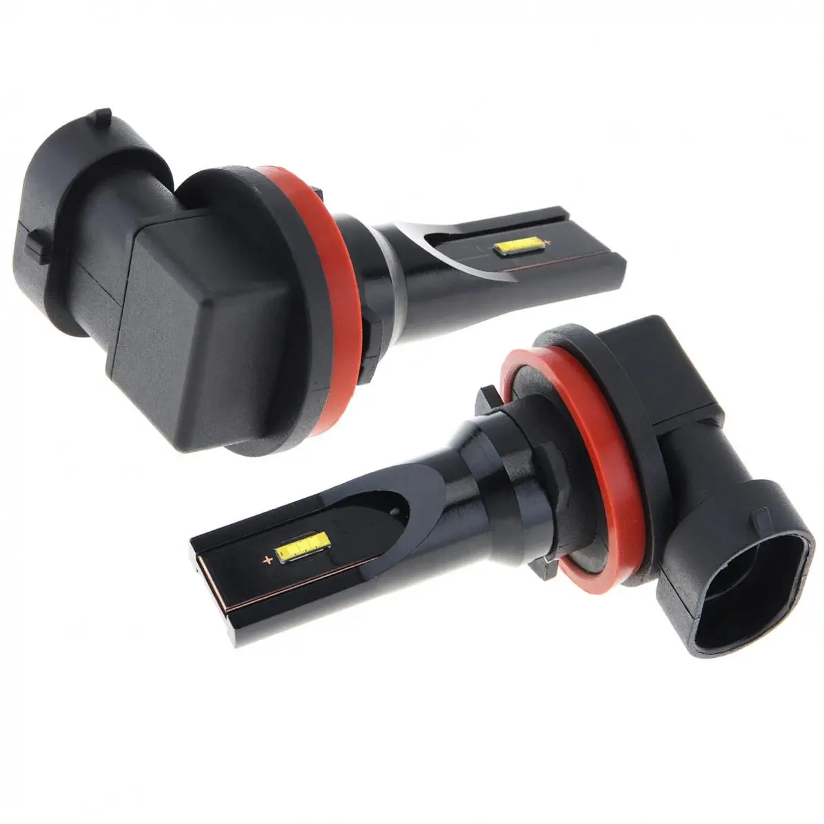 2 шт. 12V/24V H8 H11 высокое Мощность 1860 Ламповые бусины 1200LM 6500K 7500K белый вождения бега