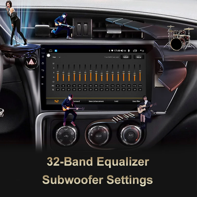 Автомагнитола Funrover 2.5D + IPS Android 9 0 мультимедийный плеер с GPS для Subaru Forester 2008 2012 2din