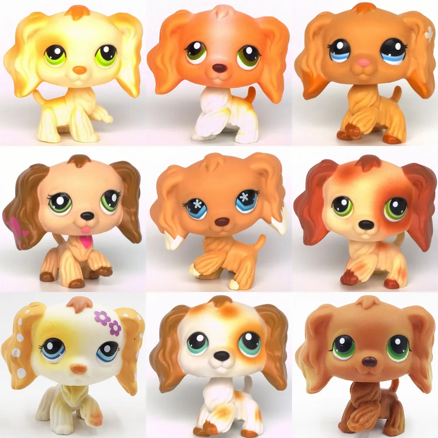 LPS редкая маленькая кошка игрушки из зоомагазина спаниель собаки #748 #960 #672 #575