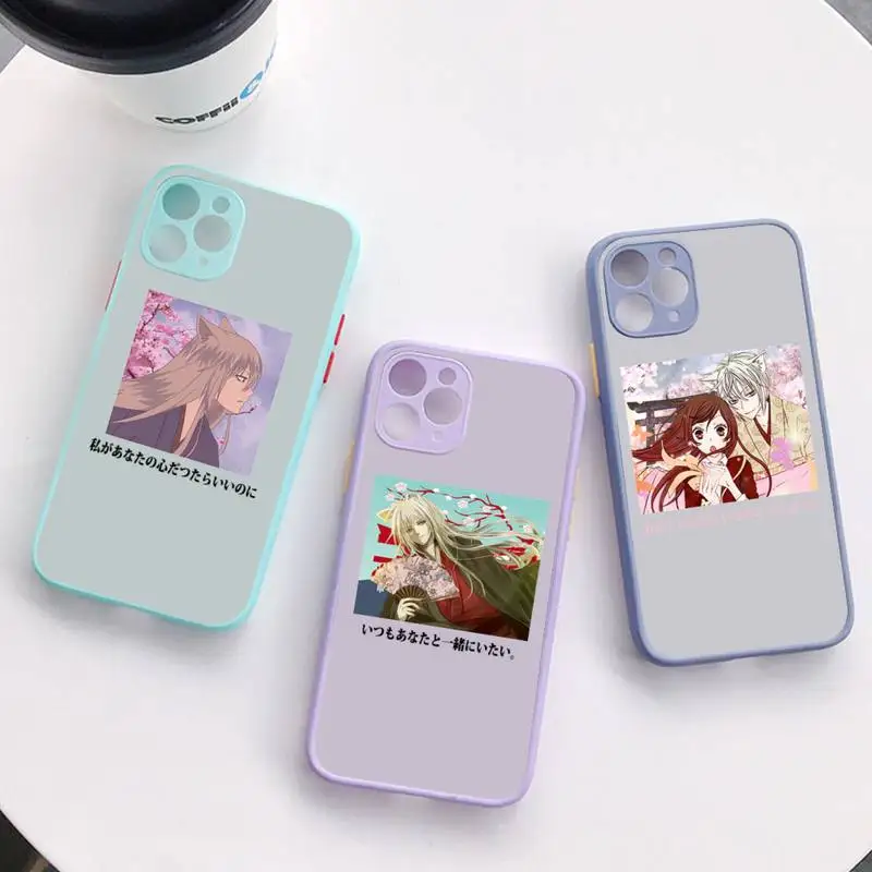 Чехол для телефона с аниме Kamisama Hajimemashita Tomoe iPhone X XR XS 7 8 Plus 11 12 pro MAX прозрачный