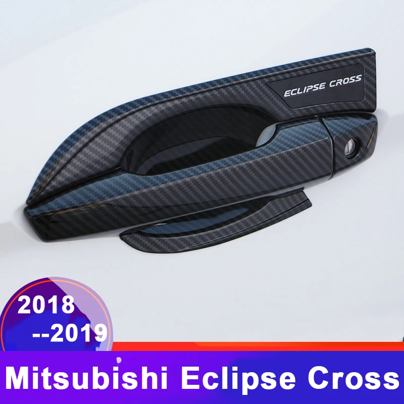 Наклейка на дверную ручку для Mitsubishi Eclipse Cross 2018 2019|Хромирование| |