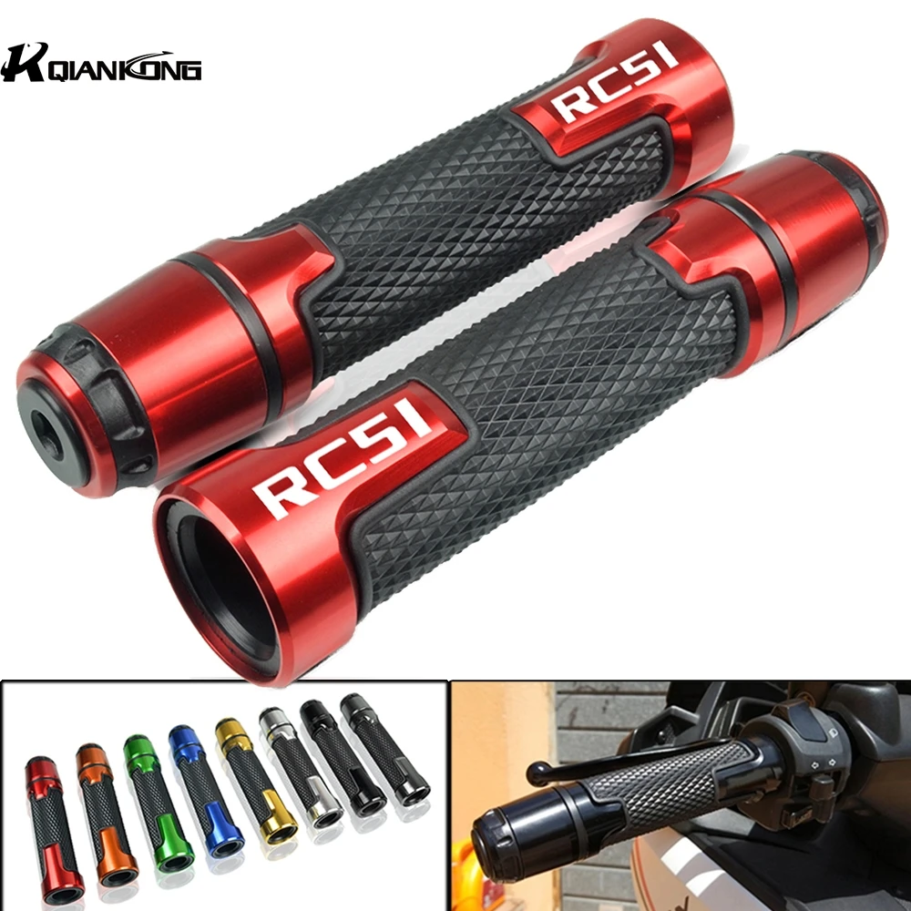 

RC51 логотип мотоцикл 7/8 "22 алюминиевая противоскользящая ручка руль для Honda RC51 2000-2006 2001 2002 2003 2004 2005