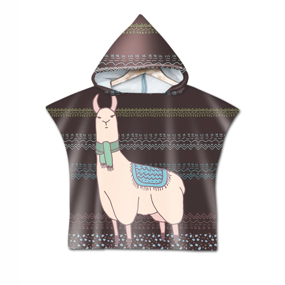 Пляжное полотенце накидка детское цветное милое пляжное альпака банное с