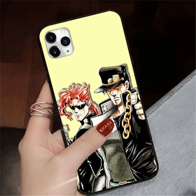 

jojo bizarre adventure Anime Phone Case for iPhone 11 12 pro XS MAX 8 7 6 6S Plus X 5S SE 2020 XR