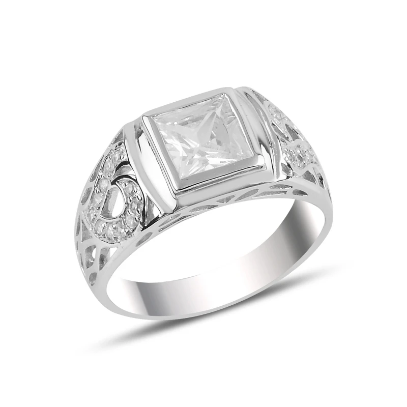 

Серебряное циркониевое кольцо Silverlina