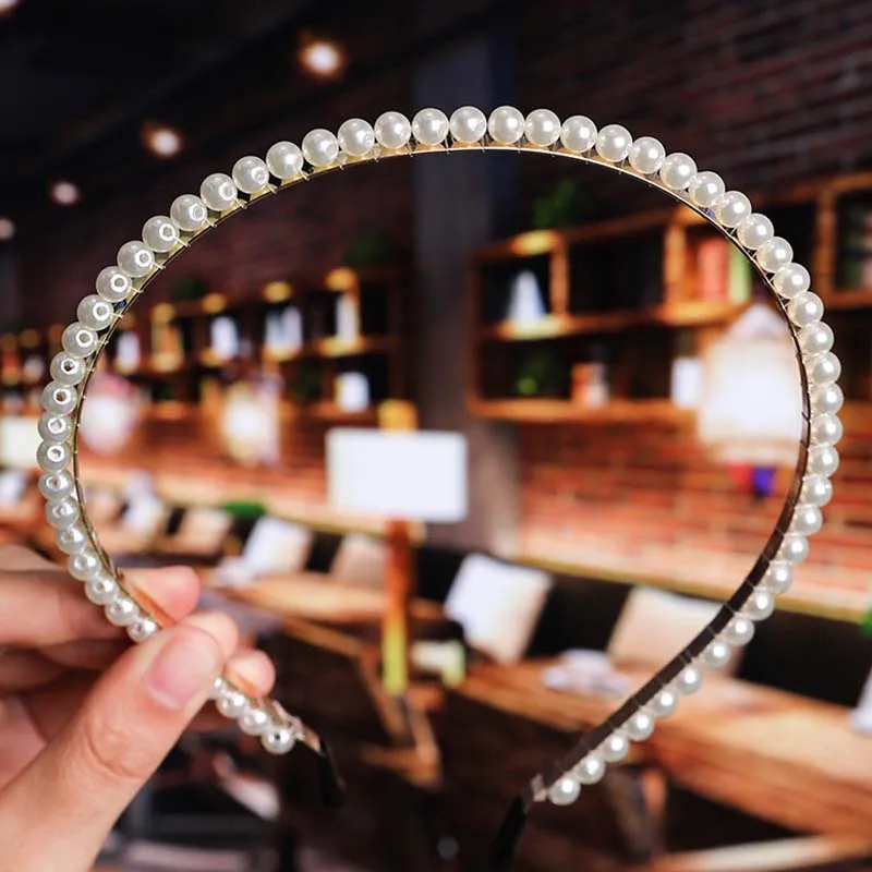 Женская повязка на голову с искусственным жемчугом богемная свадебная тиара