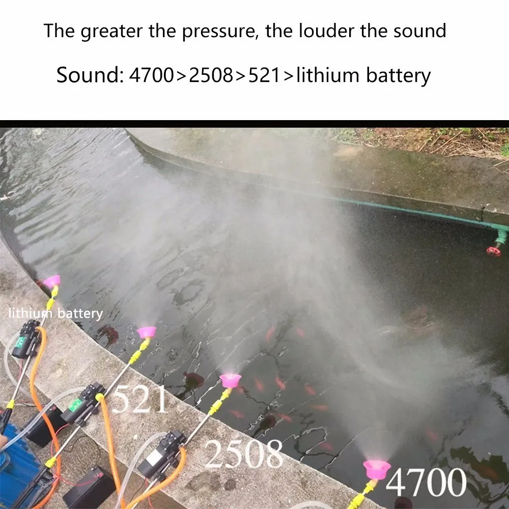Dc 12 В 70psi 3.5l/мин сельскохозяйственный Электрический водяной насос прочный черный микро высокого давления мембранный Водяной опрыскиватель Автомойка 12 В