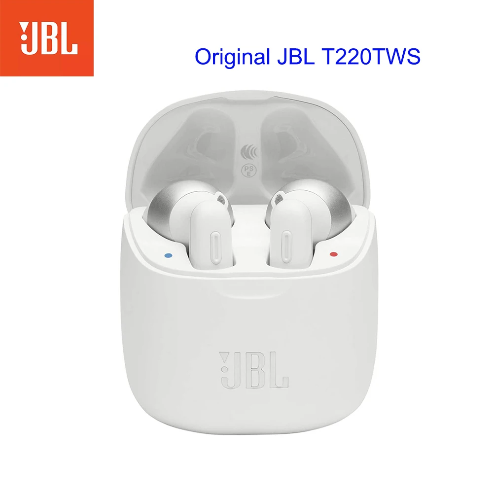 Оригинальные беспроводные наушники JBL T220TWS Bluetooth настоящие HARMAN стереонаушники с