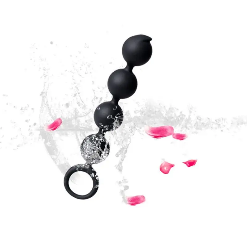Силиконовые анальные шарики пробка Buttplug стимулятор унисекс Анальная анальная