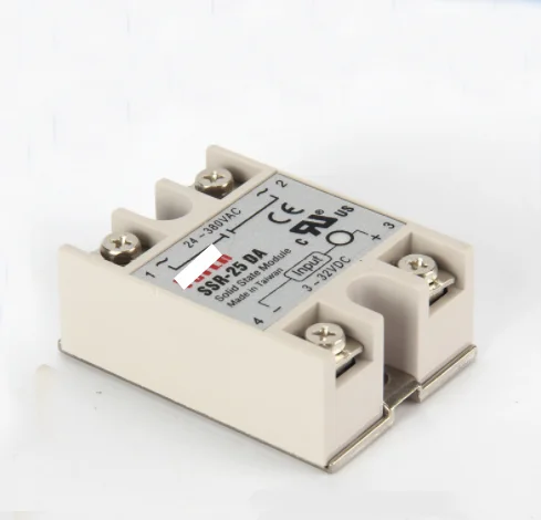 

Новый оригинальный модуль SCR SSR-25DA экономичное твердотельное реле для FOTEK