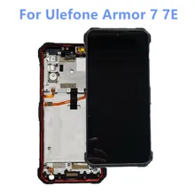 Original 6.3inch For Ulefone Armor 7 7E Phone LCD Display Touch Screen Assembly With Frame Repair Parts Screen Digitizer