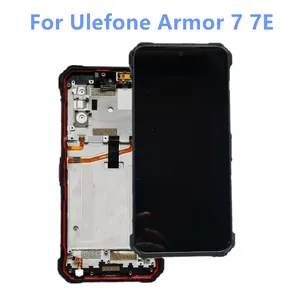 original 6 3inch for ulefone armor 7 7e phone lcd display touch screen assembly with frame repair parts screen digitizer free global shipping