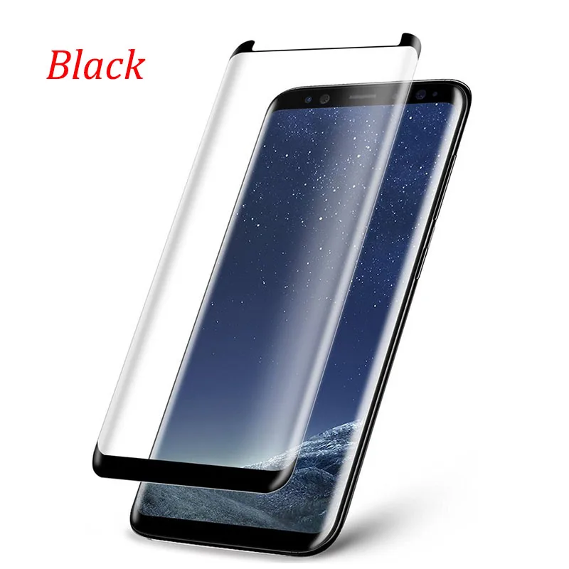 3D изогнутая защитная пленка из закаленного стекла для SAMSUNG Galaxy S9 Plus NOTE8|Защитные