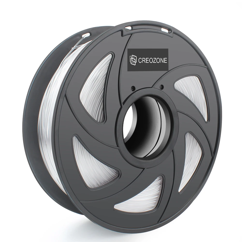 CREOZONE прозрачные 3D Пластиковые Нити PLA нити 1,75 мм 1 кг точность измерения+/-0,03 мм прозрачные материалы для 3D печати