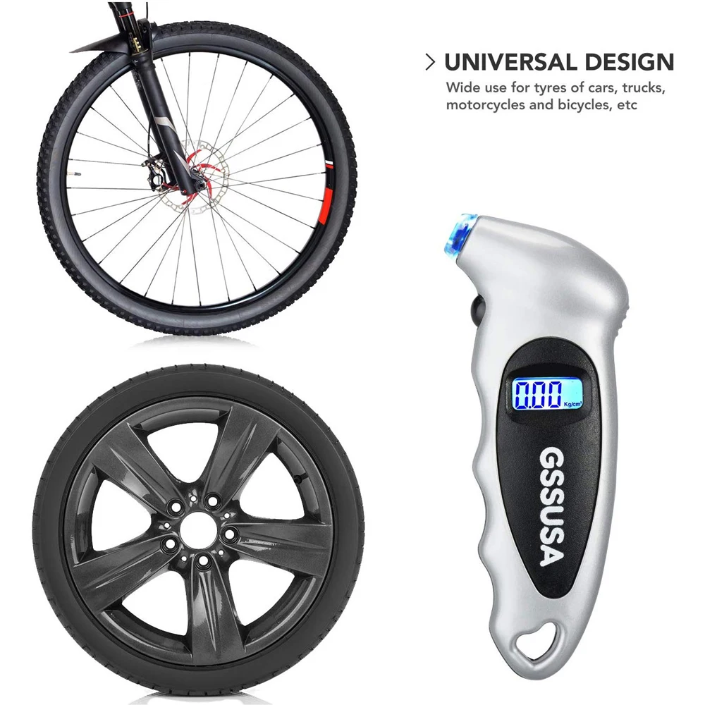 Цифровой датчик давления в шинах 150 PSI 4 настройки для автомобиля грузовика