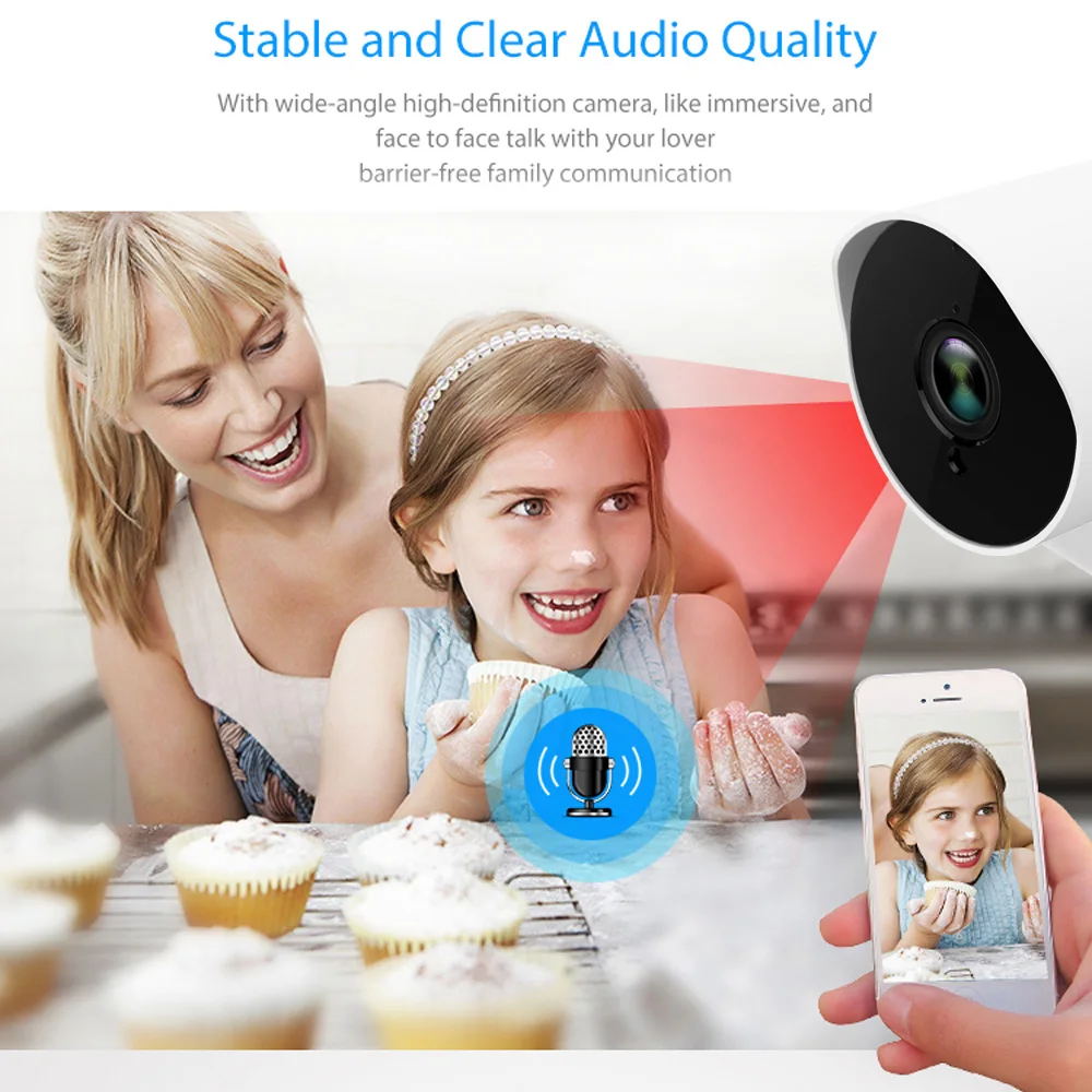 2MP Беспроводной USB Камера приложение Smart Life Wi Fi 1080P HD на экране push уведомления