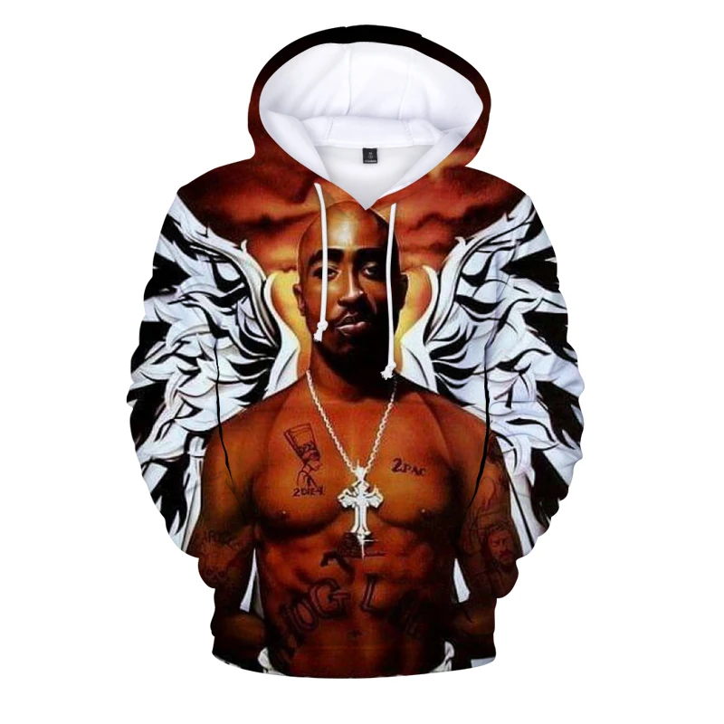 

Худи Rapper Tupac Shakur с 3D принтом для мужчин и женщин, модная толстовка с капюшоном с принтом Tupac, толстовка с капюшоном в стиле хип-хоп, уличная оде...