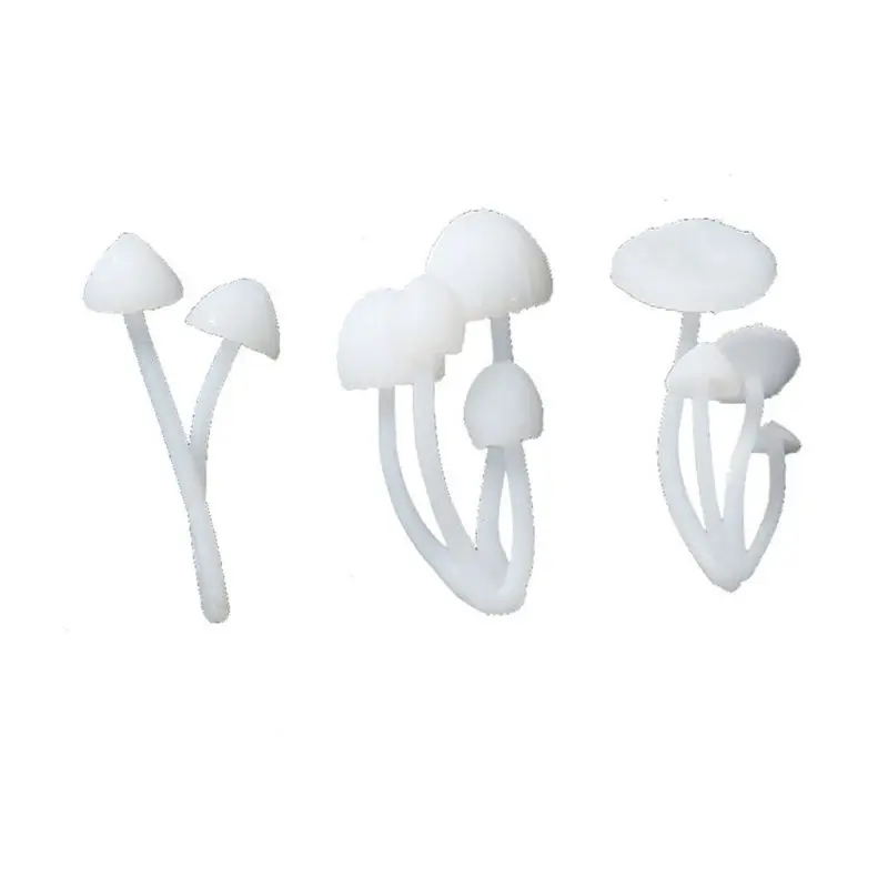 3 шт ювелирные изделия микро пейзаж мини грибы Filiings Смола УФ эпоксидной формы для