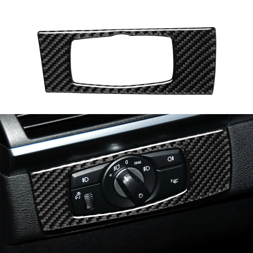 

Headlight Panel Decorate Cover Trim Sticker Decal for BMW E70 E71 X5 X6 2008 2009 2010 2011 2012 2013 Carbon Fiber Car Accessory