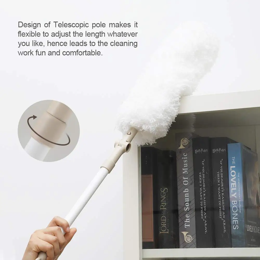 Eyliden телескопирование микроволокна Duster с регулируемой ручкой на 360 градусов и