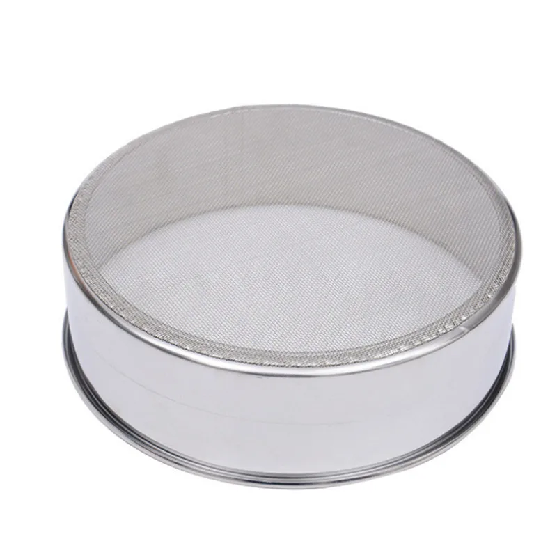 Кухонный ситечко для муки высококачественное уплотненное сито из нержавеющей