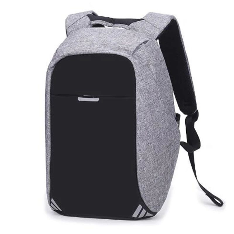 

Mochila Solid Anti-theft Backpack Laptop Bag Waterproof School Bags Travel Backpack 2020 Multifunction Men USB Charge 15.6inch