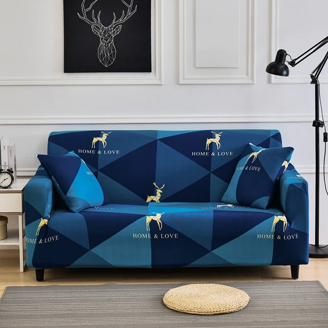 C Стрейч диванных чехлов протектор мебели полиэстер Loveseat крышка M l XL XXL XXXL XXXXL 1/2/3/4-seater Arm накидки на стулья для Гостиная - Цвет: C