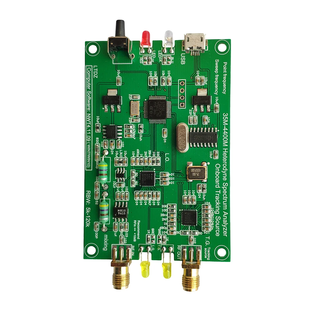 USB LTDZ 35 4400M анализатор спектра с модулем источника слежения RF частота домена