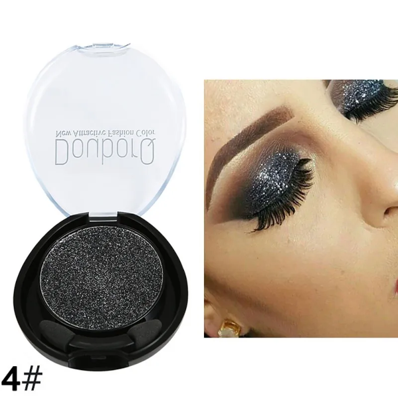 Лидер продаж макияж глаз запеченный Блестящий пигмент гладкие тени для век