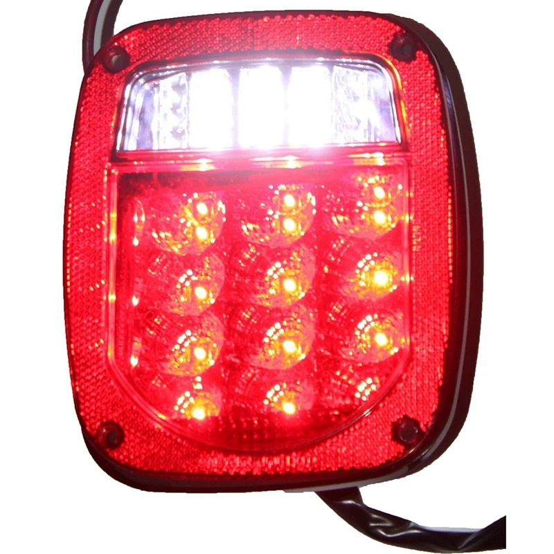 2 шт. светодиодный задний стоп светильник обратный сигнал поворота для Jeep Wrangler TJ CJ