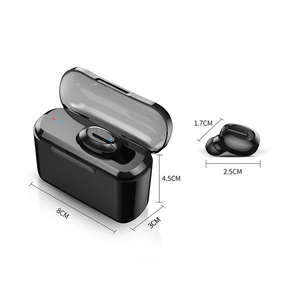 Миниатюрные наушники-вкладыши T1 беспроводные наушники Bluetooth 5 0 спортивные