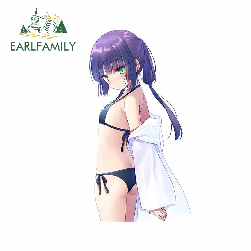 

EARLFAMILY 13 см x 6,9 см для конского хвоста для девушки забавная наклейка для автомобилей Водонепроницаемая наклейка с защитой от царапин