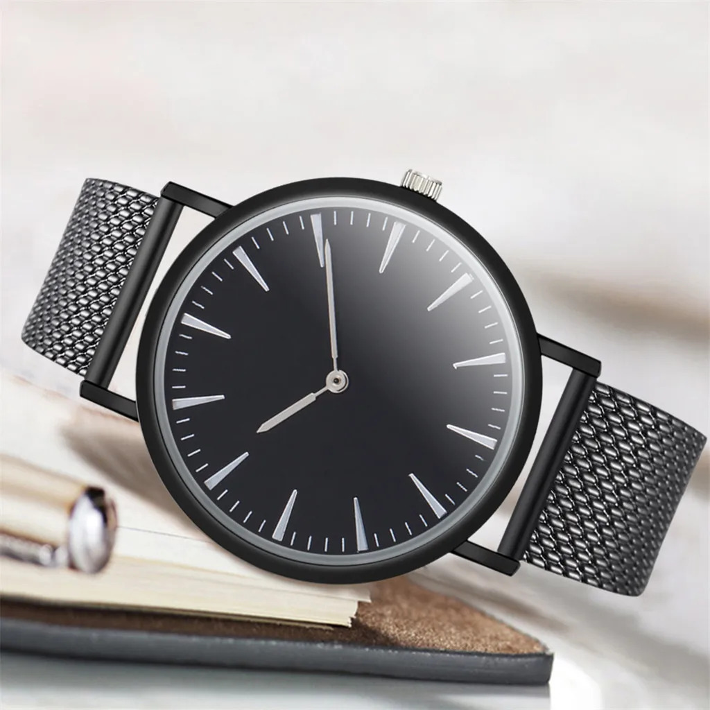 Простые Женские часы с кристаллами розового золота аналоговые кварцевые