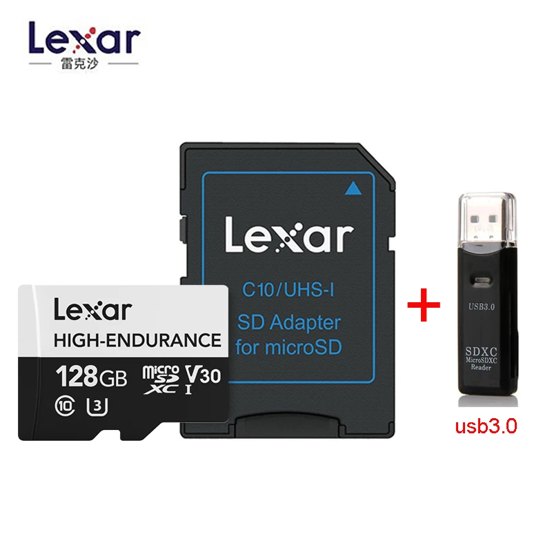 Автомобильный видеорегистратор Lexar C10 U3 32/64/128 ГБ карта памяти для мониторинга