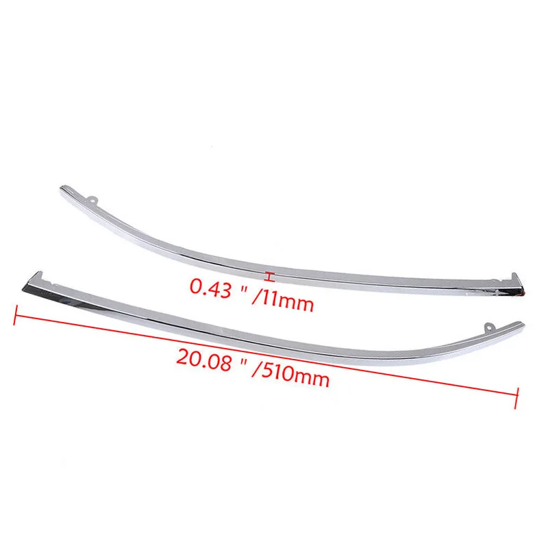 Для переднего бампера передняя фара освещение хромированная отделка правая для
