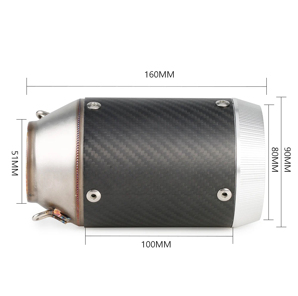 Для Honda CBR600RR CB1300 CBR1000RR CBR 1000R CB500 CB 1000 500 600 36 51 мм выхлопная труба мотоцикла глушитель