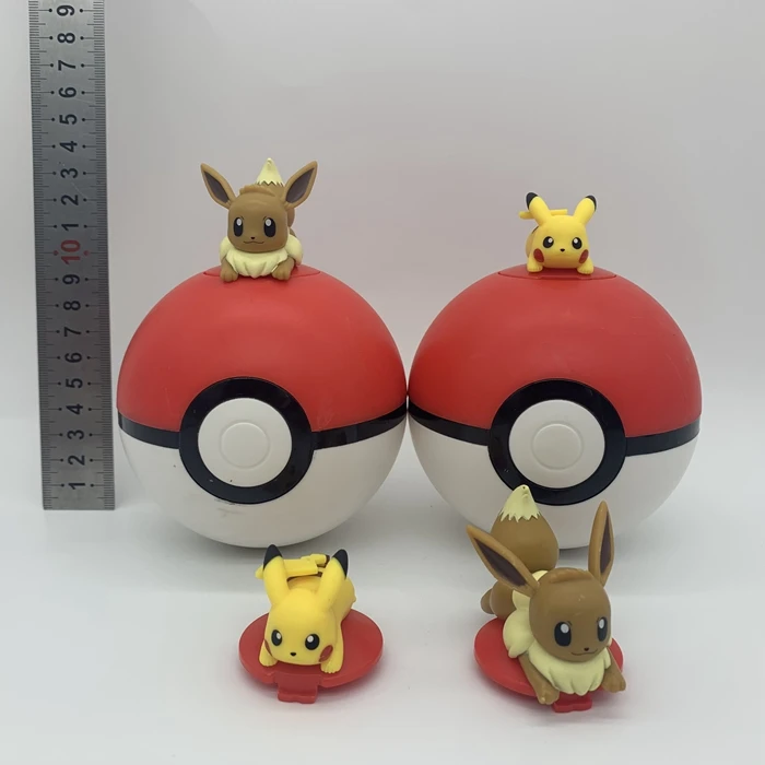 Покемон Пикачу Эви тыкать мяч неваляшка Копилка прекрасная экшн-фигурка модель
