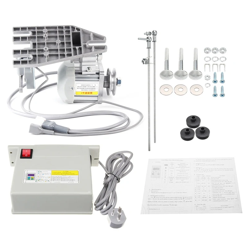 

High Precision 220V 550W Mute Brushless Servo Motor Sewing Machine Tools Parts Low Noise Drive Energy Saving 2019 New