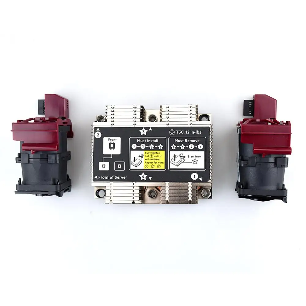 Для HP DL360 DL360p G10 ЦП Xeon Kit радиатор 872452 001 & 2 вентилятора 875283 Вентилятор охлаждения