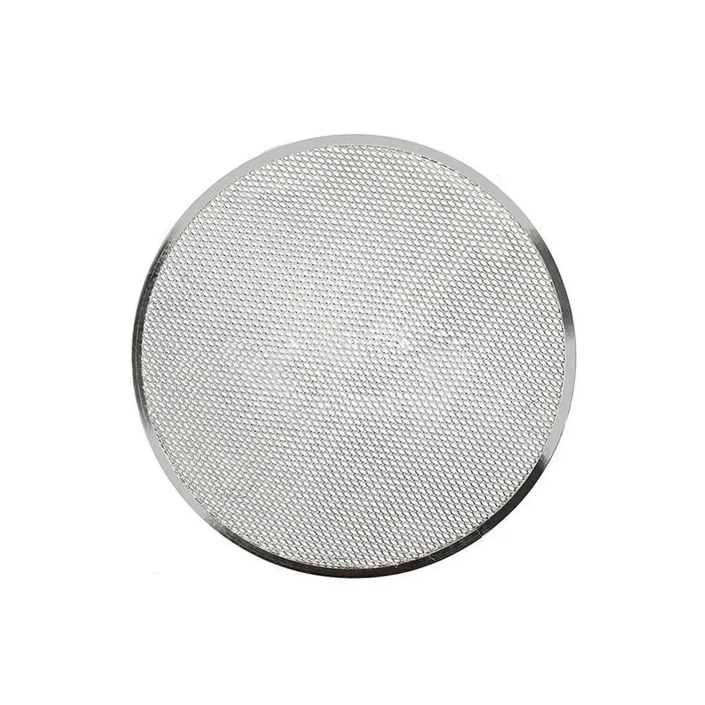 Pizza Stone Pan Baking Tray For Aluminium Flat Mesh Oven 6/8/9/10/12/14Inch Mold Bakeware Tools | Дом и сад