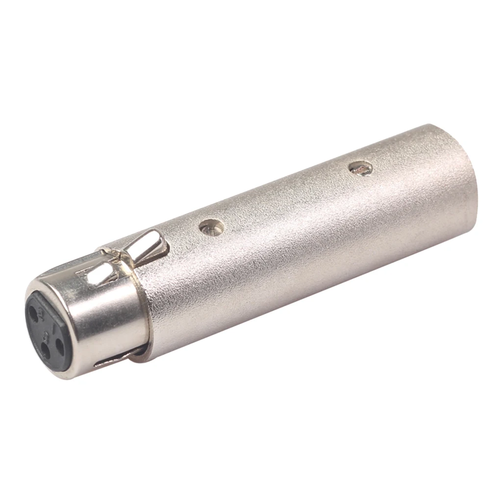 Цинковый сплав 3 контактный разъем 5 Pin XLR аудио адаптера|Детали и аксессуары для